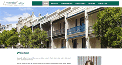 Desktop Screenshot of amandasalter.com.au